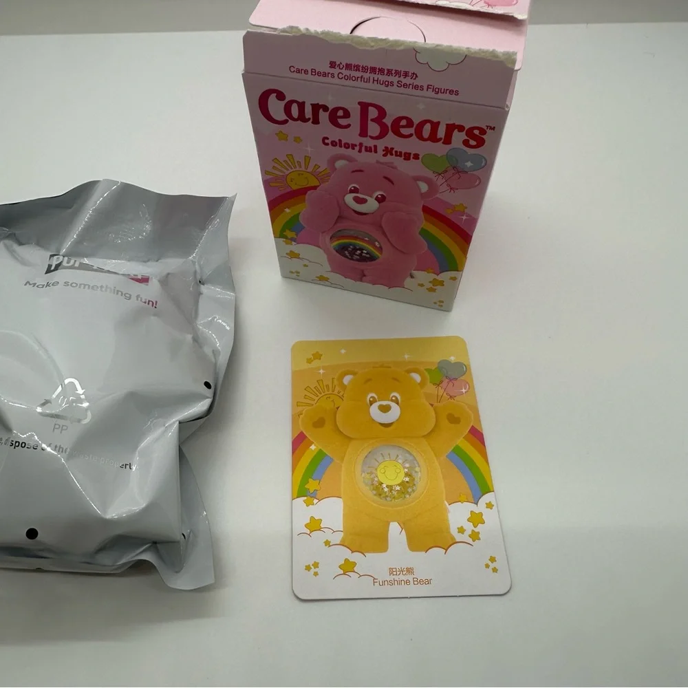 NWT Pop Mart | Care Bears Colorful Hugs Series Figure Confirmed Funshine Bear